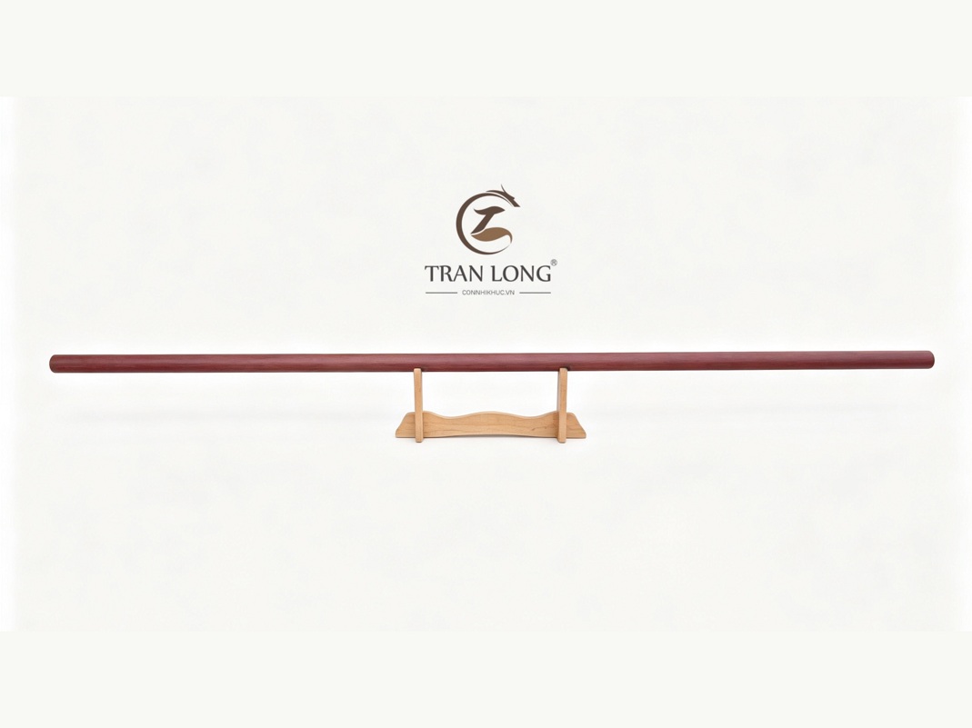 Hình chính diện trường côn gỗ purpleheart